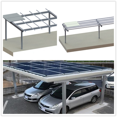 AL6005は太陽電池パネルのCarportのアルミニウム住宅の駐車のおおいを組み立てた