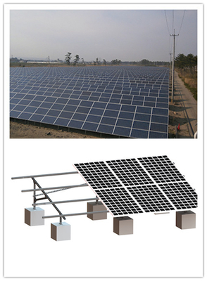 システム、ねじ地上の台紙PVシステムMGCを取付ける鋼鉄55m/S太陽PV