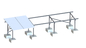 アルミニウムFrameless平屋根の太陽土台システム、商業用バラスト土台システム